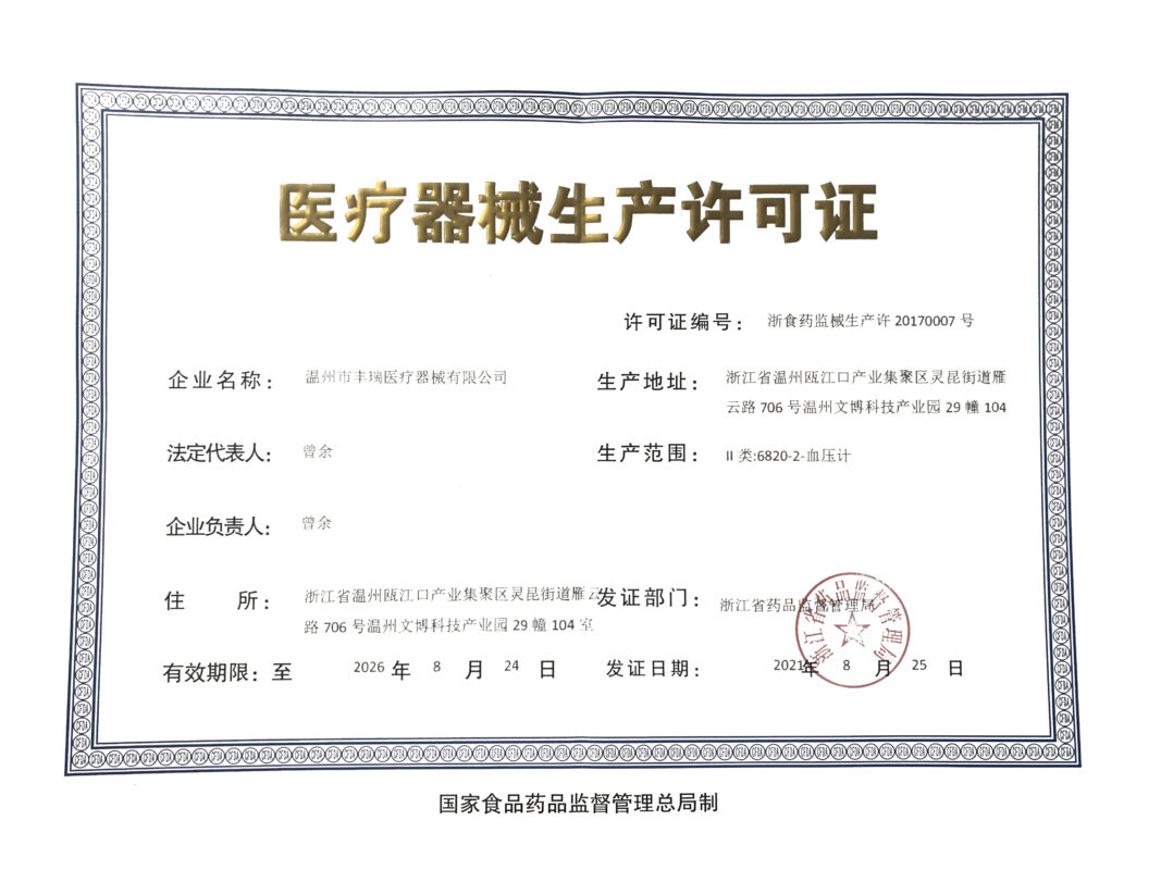 MEDICAL LICENSE(CHINA)